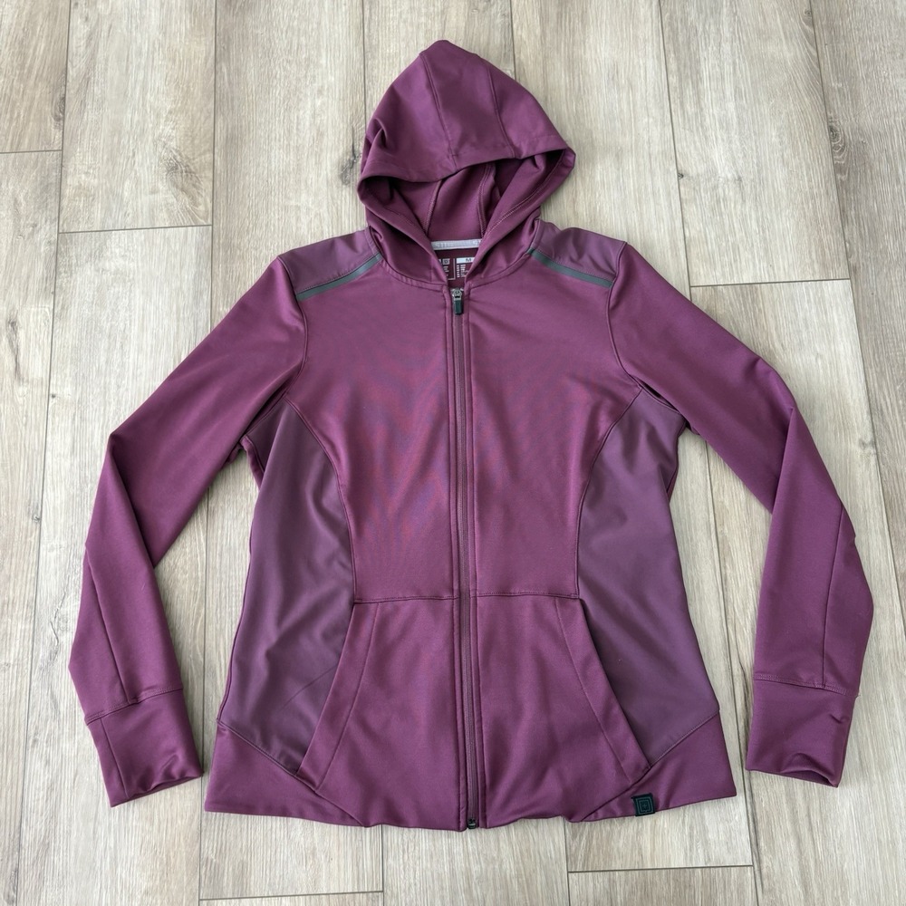 511 Tactical Jacket Womens Medium Purple Selma Full Zip Hoodie Gym Conceal Carry